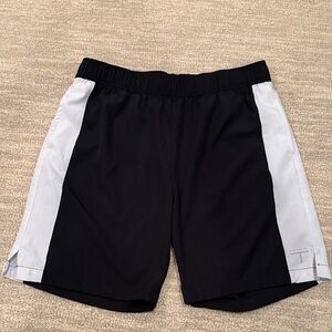 Tahari Men's Black and White Athletic Shorts